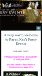 Mobile Screenshot of faeryevents.com